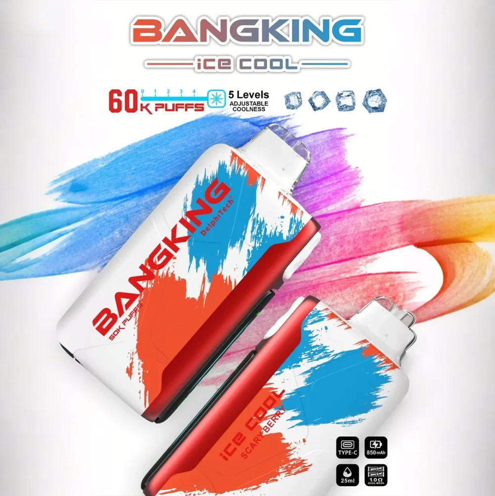 Bang King Ice Cool 60000 拋棄式電子煙 Type-C 充電