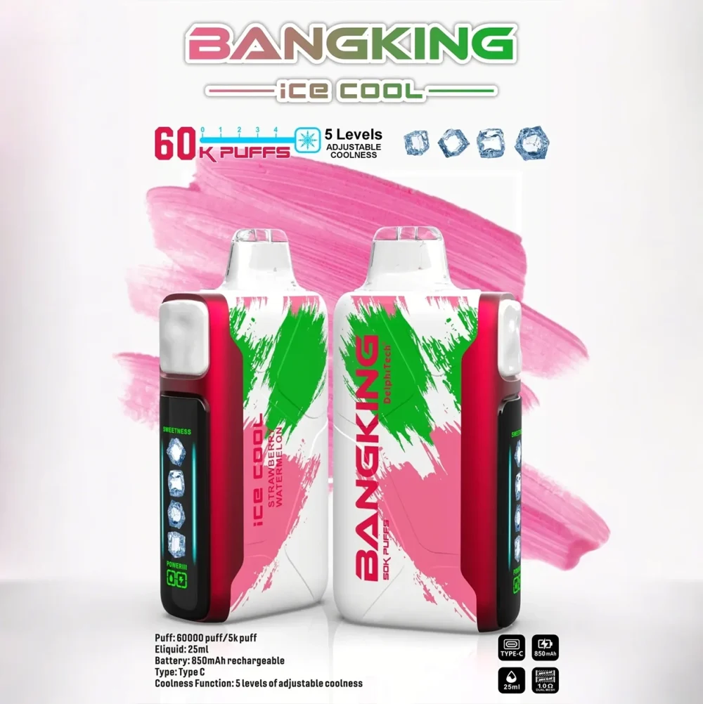 Bang King Ice Cool 60000 拋棄式電子煙 Type-C 充電