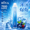 DIYA 拋棄式電子煙 7500口 13mL Type-C充電