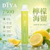 DIYA 拋棄式電子煙 7500口 13mL Type-C充電