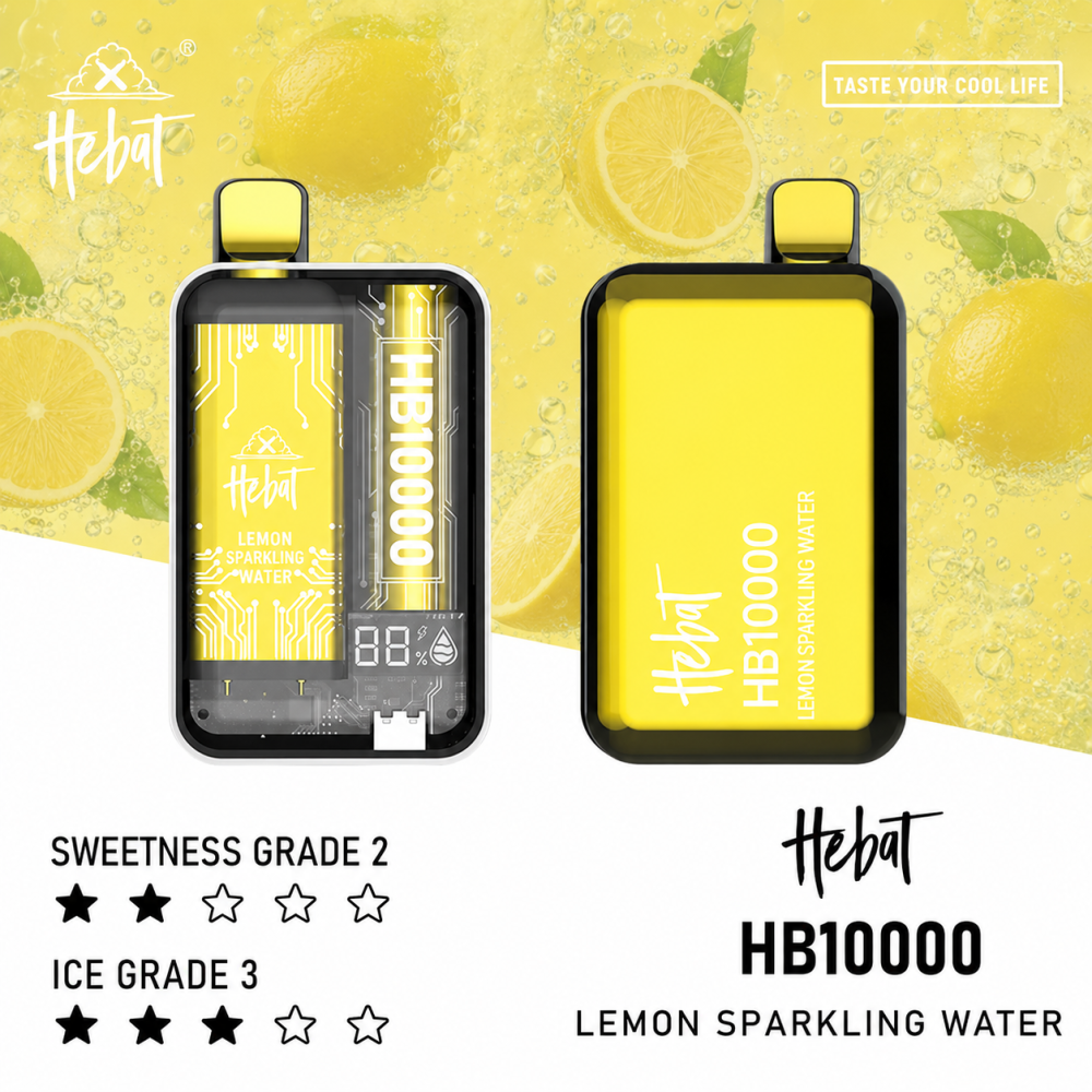 HEBAT 喜貝 10000口 拋棄式電子煙 Type-C充電