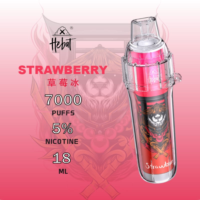 HEBAT 喜貝 BOOM 7000口 拋棄式電子煙 Type-C充電