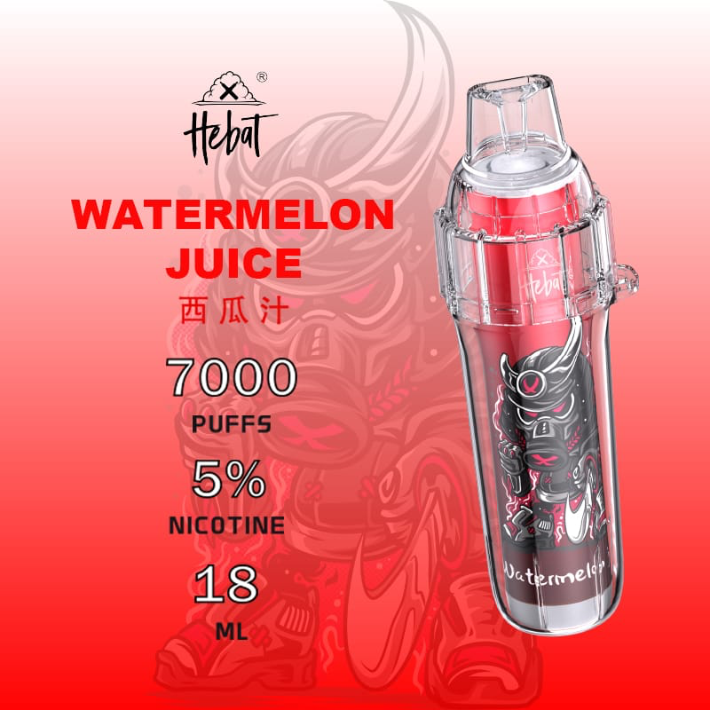 HEBAT 喜貝 BOOM 7000口 拋棄式電子煙 Type-C充電