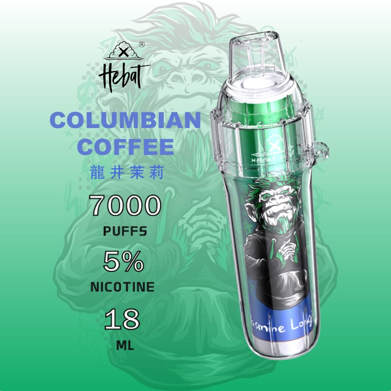 HEBAT 喜貝 BOOM 7000口 拋棄式電子煙 Type-C充電