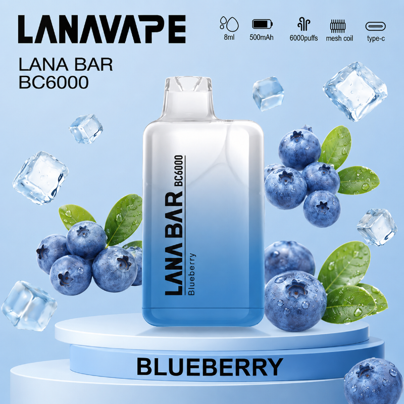 LANA 納拉 LANA BC 拋棄式電子煙 6000口 Type-C可充電