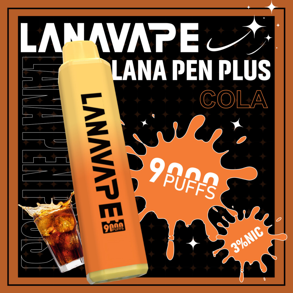 LANA PEN PLUS 拋棄式電子煙 9000口 Type-C快充