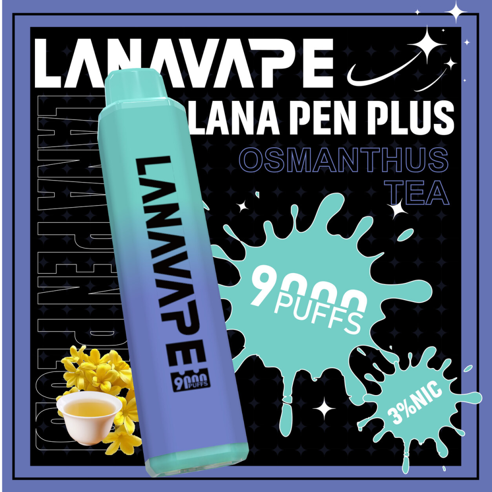 LANA PEN PLUS 拋棄式電子煙 9000口 Type-C快充