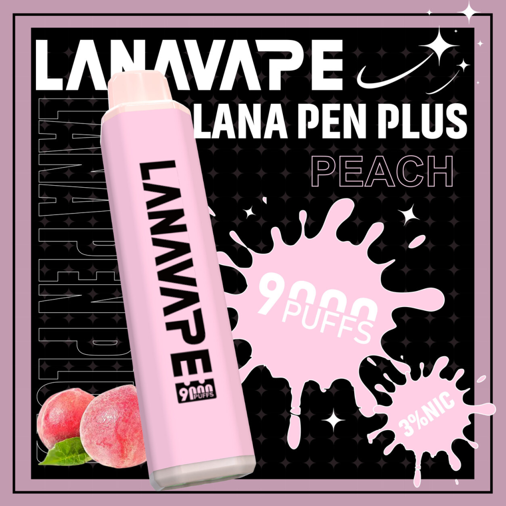 LANA PEN PLUS 拋棄式電子煙 9000口 Type-C快充