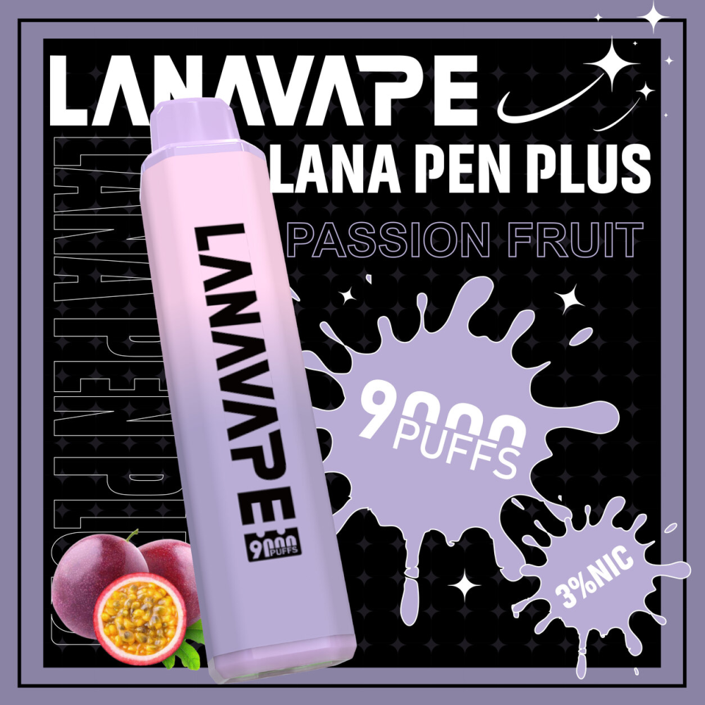 LANA PEN PLUS 拋棄式電子煙 9000口 Type-C快充