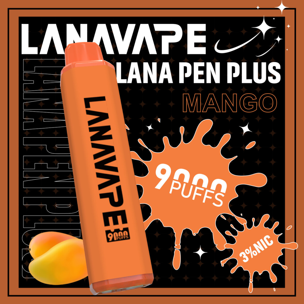 LANA PEN PLUS 拋棄式電子煙 9000口 Type-C快充