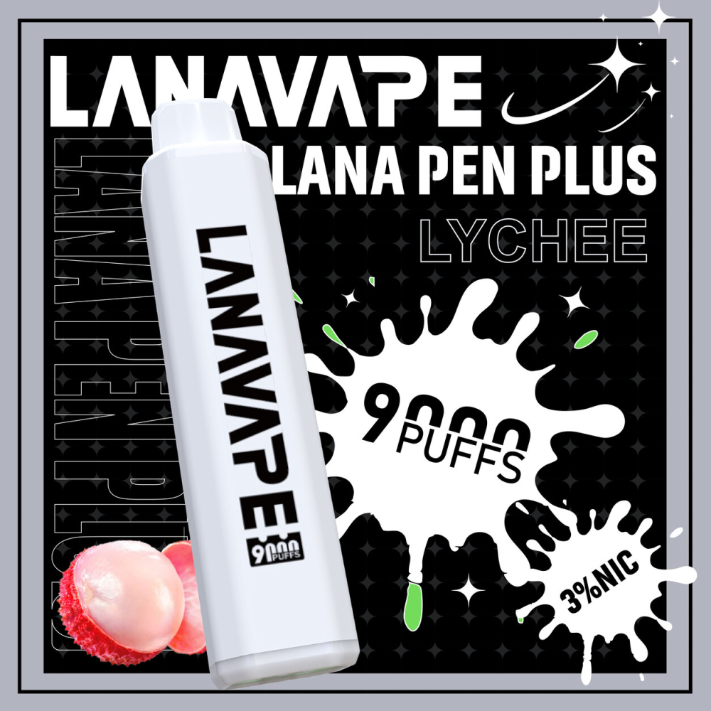 LANA PEN PLUS 拋棄式電子煙 9000口 Type-C快充