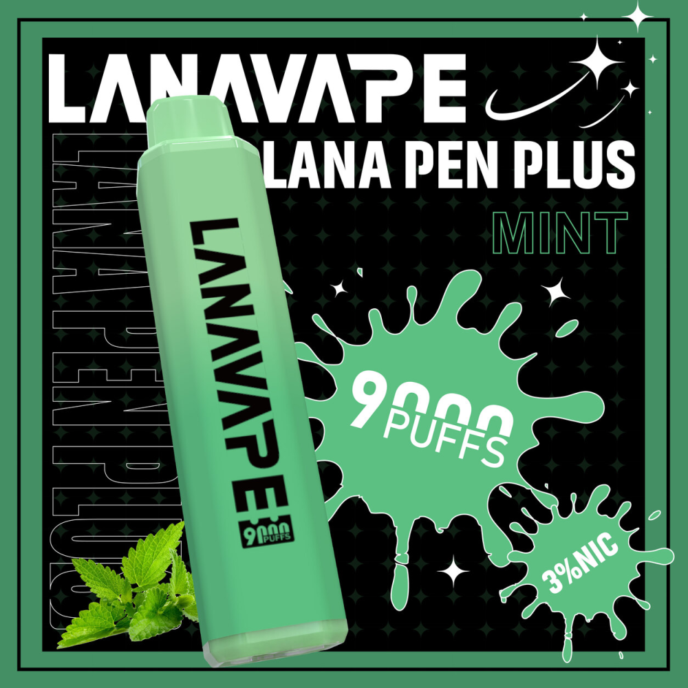 LANA PEN PLUS 拋棄式電子煙 9000口 Type-C快充