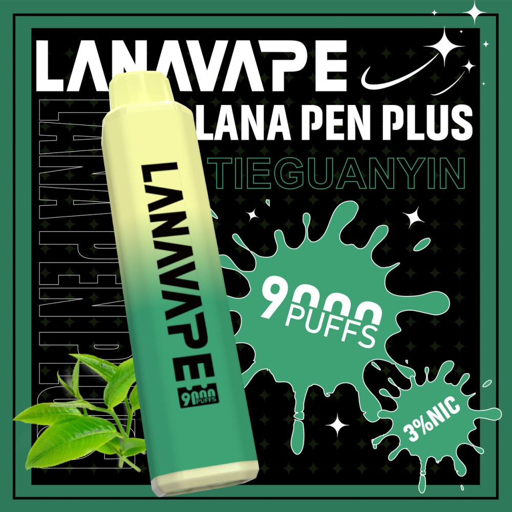 LANA PEN PLUS 拋棄式電子煙 9000口 Type-C快充