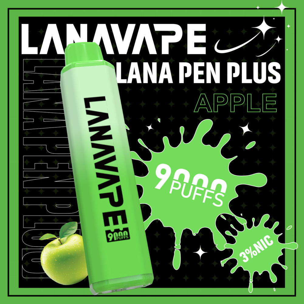 LANA PEN PLUS 拋棄式電子煙 9000口 Type-C快充