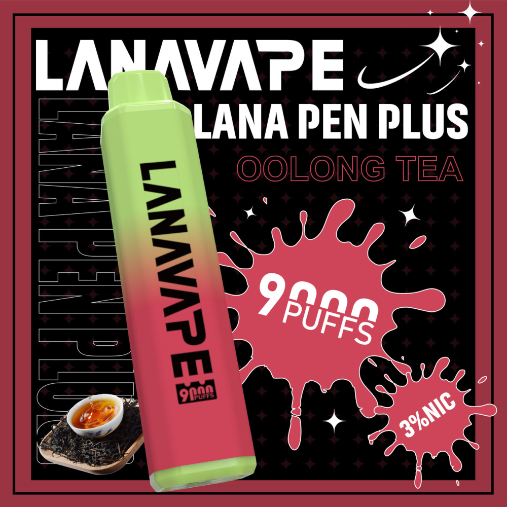 LANA PEN PLUS 拋棄式電子煙 9000口 Type-C快充