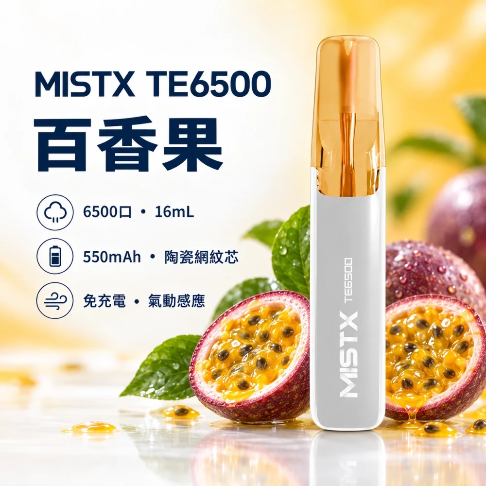 MISTX 鴨嘴獸 TE6500 拋棄式電子煙 6500口 13ml 陶瓷網紋芯