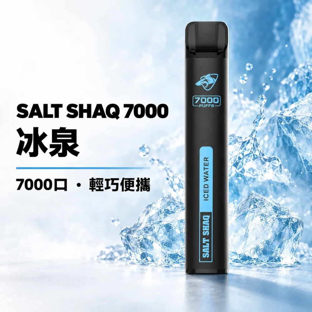 鯊克 SALT SHAQ 小黑條 拋棄式電子煙 7000口 Type-C