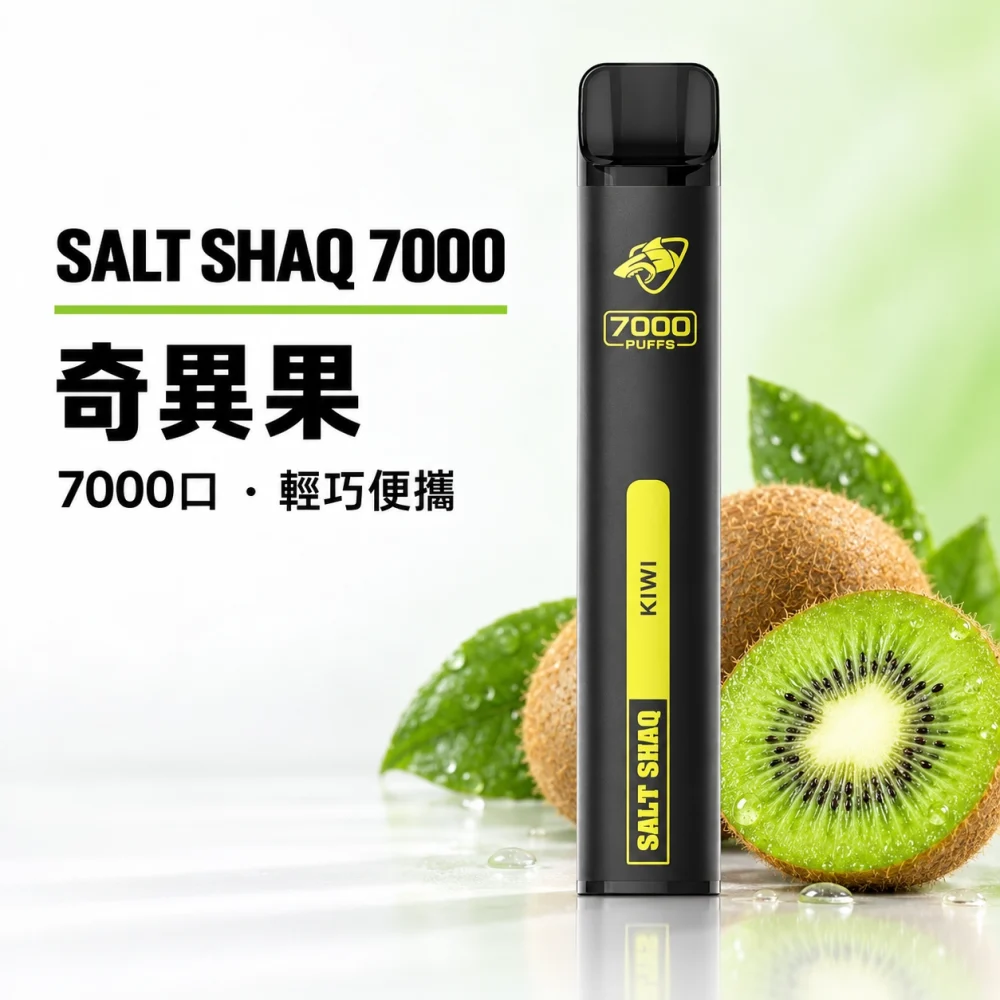 鯊克 SALT SHAQ 小黑條 拋棄式電子煙 7000口 Type-C