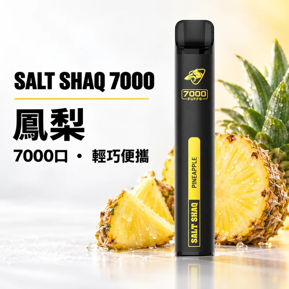 鯊克 SALT SHAQ 小黑條 拋棄式電子煙 7000口 Type-C