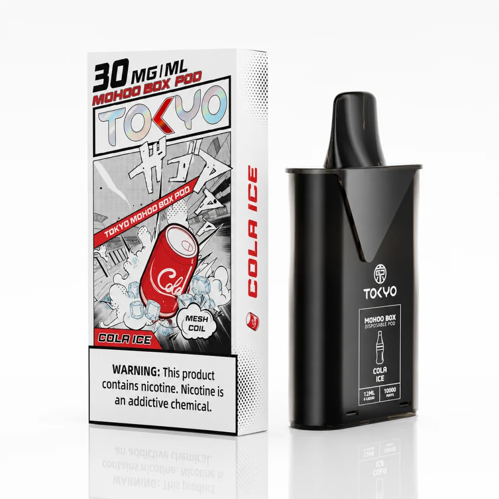 TOKYO MOHOO BOX 東京魔盒 替換式煙彈 10000口 12mL 1.0Ω鋼網棉芯 Type-C
