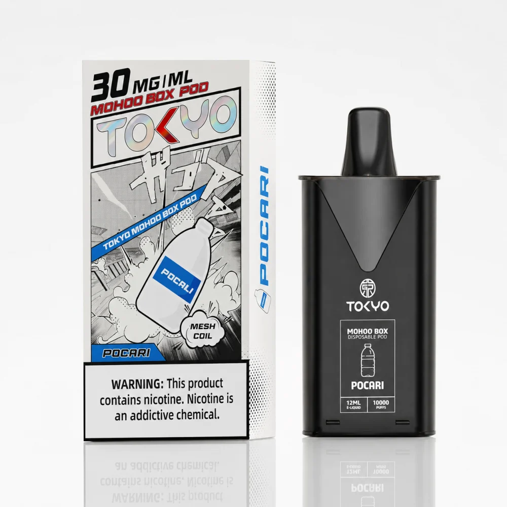 TOKYO MOHOO BOX 東京魔盒 替換式煙彈 10000口 12mL 1.0Ω鋼網棉芯 Type-C