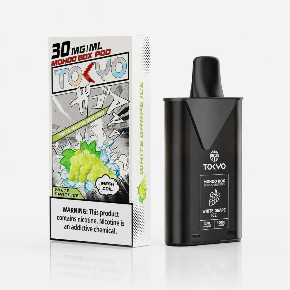 TOKYO MOHOO BOX 東京魔盒 替換式煙彈 10000口 12mL 1.0Ω鋼網棉芯 Type-C