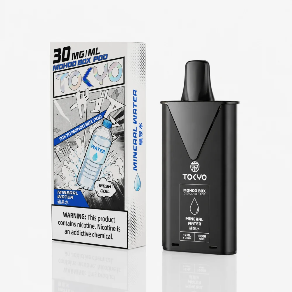 TOKYO MOHOO BOX 東京魔盒 替換式煙彈 10000口 12mL 1.0Ω鋼網棉芯 Type-C