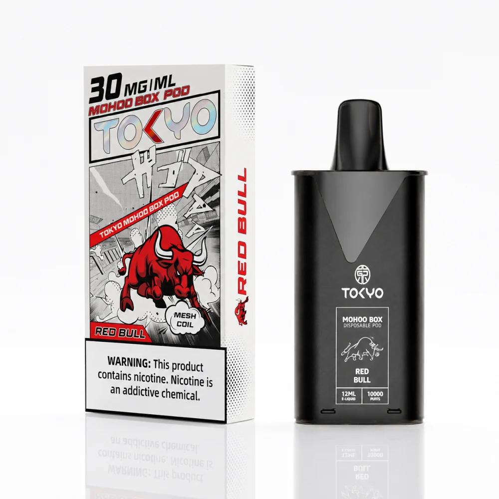 TOKYO MOHOO BOX 東京魔盒 替換式煙彈 10000口 12mL 1.0Ω鋼網棉芯 Type-C