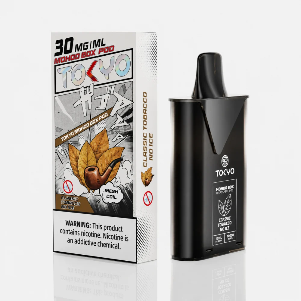 TOKYO MOHOO BOX 東京魔盒 替換式煙彈 10000口 12mL 1.0Ω鋼網棉芯 Type-C