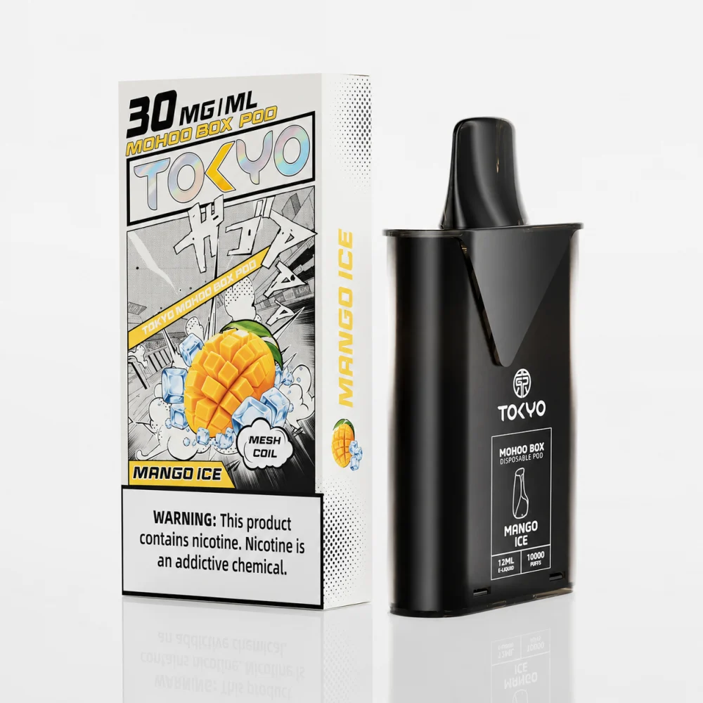 TOKYO MOHOO BOX 東京魔盒 替換式煙彈 10000口 12mL 1.0Ω鋼網棉芯 Type-C