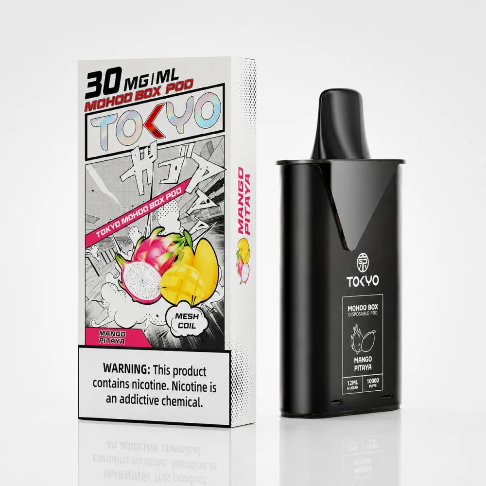 TOKYO MOHOO BOX 東京魔盒 替換式煙彈 10000口 12mL 1.0Ω鋼網棉芯 Type-C