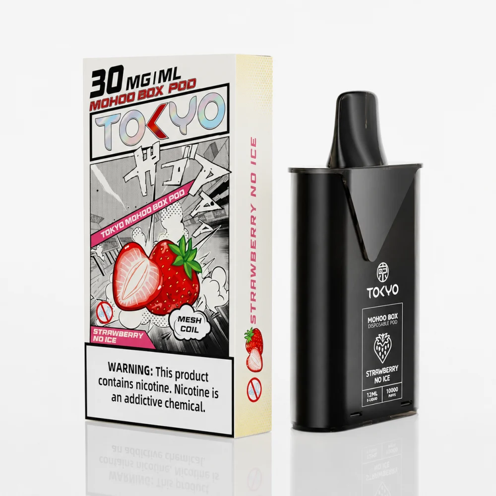 TOKYO MOHOO BOX 東京魔盒 替換式煙彈 10000口 12mL 1.0Ω鋼網棉芯 Type-C