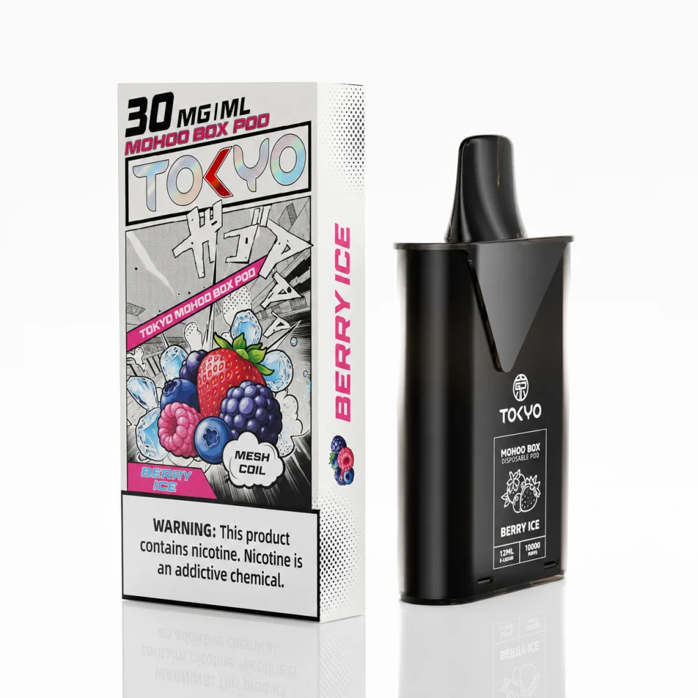 TOKYO MOHOO BOX 東京魔盒 替換式煙彈 10000口 12mL 1.0Ω鋼網棉芯 Type-C
