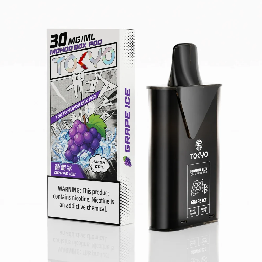 TOKYO MOHOO BOX 東京魔盒 替換式煙彈 10000口 12mL 1.0Ω鋼網棉芯 Type-C