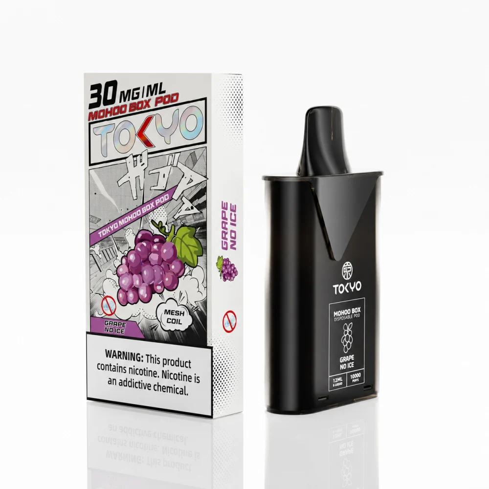 TOKYO MOHOO BOX 東京魔盒 替換式煙彈 10000口 12mL 1.0Ω鋼網棉芯 Type-C