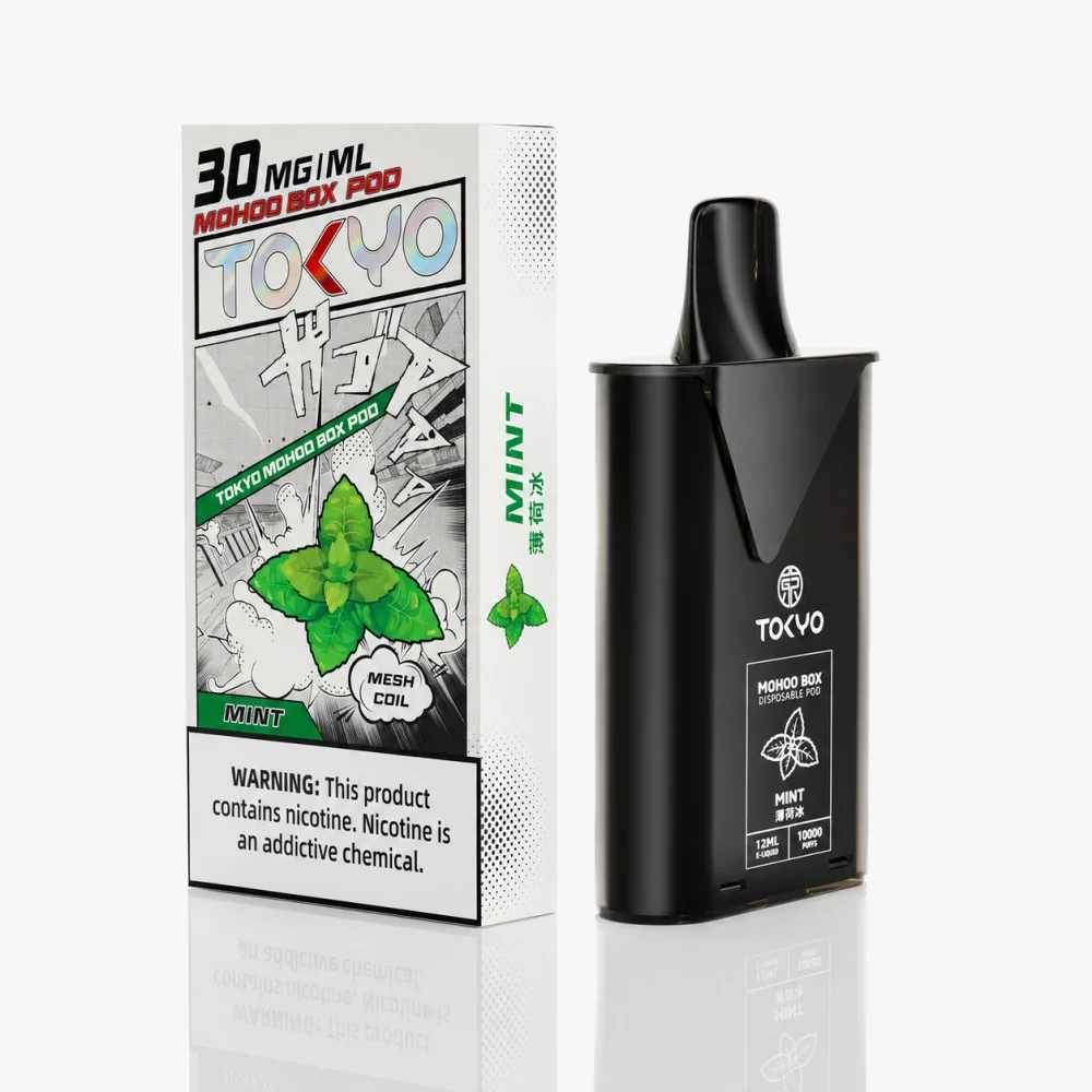 TOKYO MOHOO BOX 東京魔盒 替換式煙彈 10000口 12mL 1.0Ω鋼網棉芯 Type-C