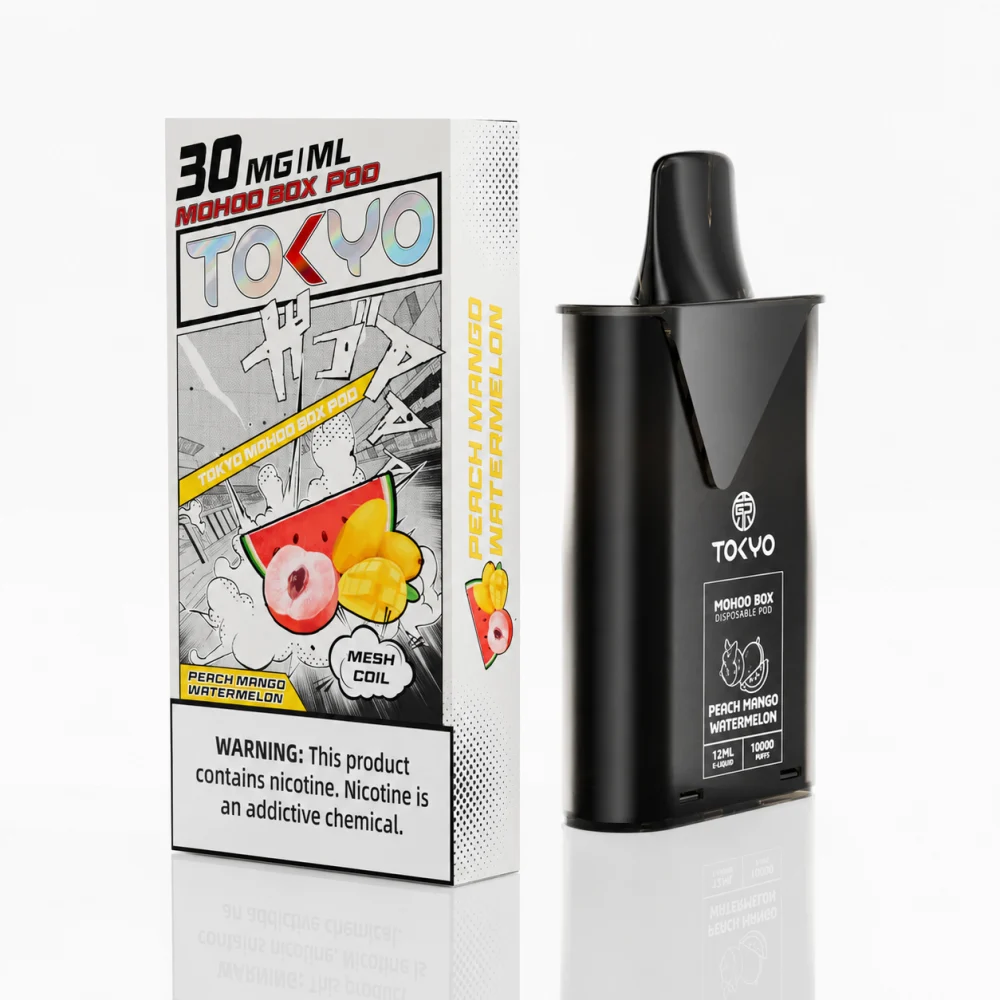 TOKYO MOHOO BOX 東京魔盒 替換式煙彈 10000口 12mL 1.0Ω鋼網棉芯 Type-C