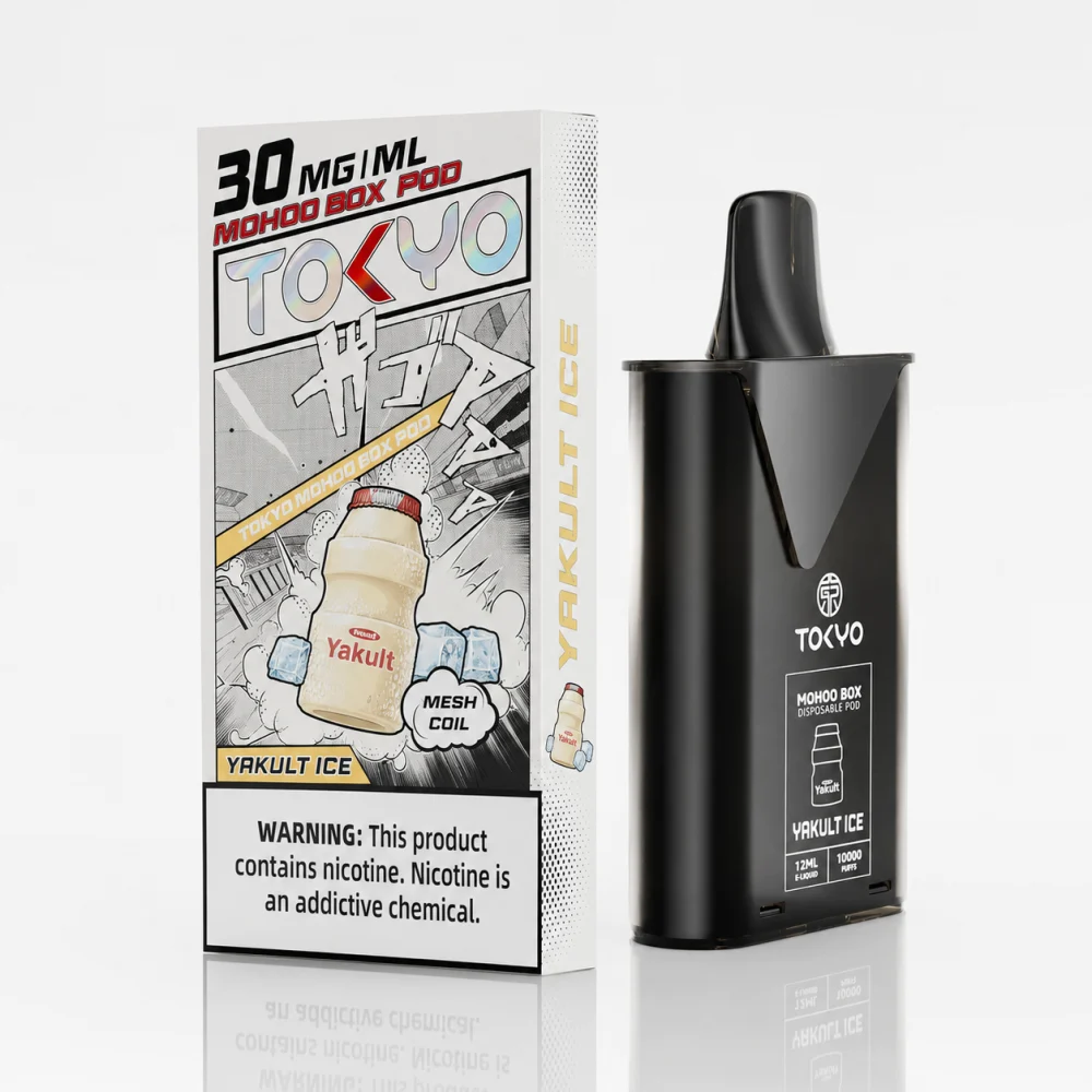 TOKYO MOHOO BOX 東京魔盒 替換式煙彈 10000口 12mL 1.0Ω鋼網棉芯 Type-C