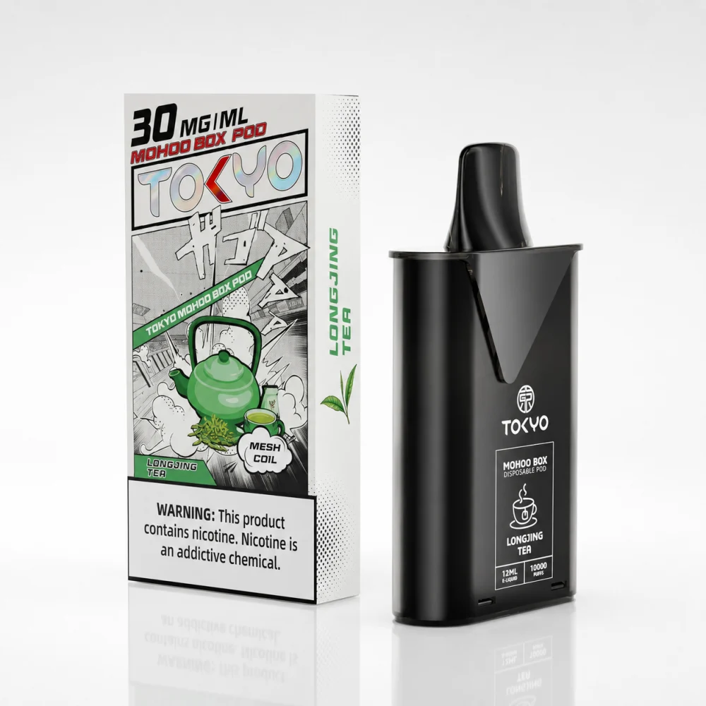 TOKYO MOHOO BOX 東京魔盒 替換式煙彈 10000口 12mL 1.0Ω鋼網棉芯 Type-C
