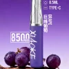 XIAOKE 梟客 口紅款 拋棄式電子煙 8500口 8.5ml 氣流可調 Type-C充電