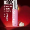 XIAOKE 梟客 口紅款 拋棄式電子煙 8500口 8.5ml 氣流可調 Type-C充電