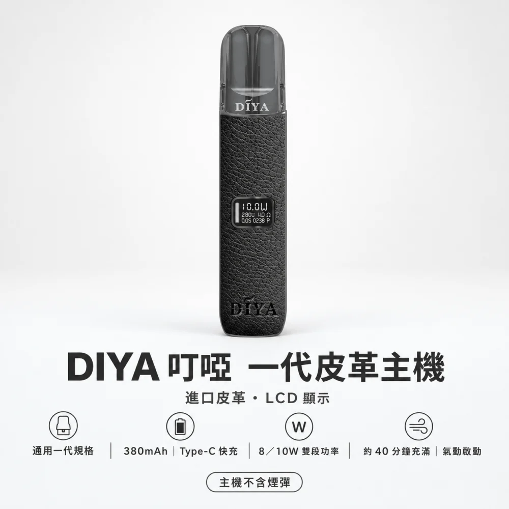 DIYA 叮啞 一代皮革系列顯示主機 Type-C 換彈式主機