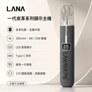 換彈式主機｜LANA 一代皮革系列顯示主機｜Type-C 8W/10W 雙段調壓