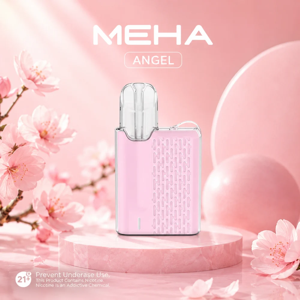 MEHA 魅嗨 MEHA ANGEL 迷你方形換彈式主機｜胸掛式設計 Type-C 快充