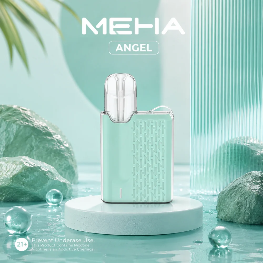 MEHA 魅嗨 MEHA ANGEL 迷你方形換彈式主機｜胸掛式設計 Type-C 快充