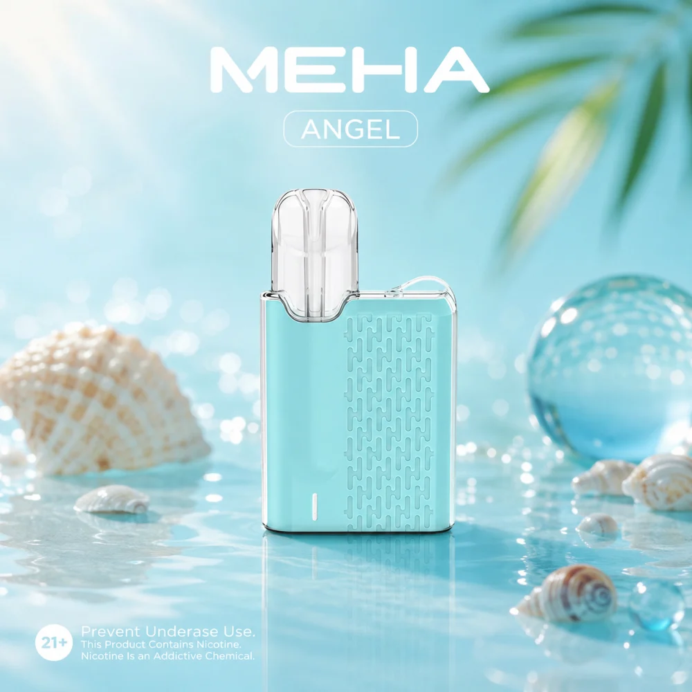 MEHA 魅嗨 MEHA ANGEL 迷你方形換彈式主機｜胸掛式設計 Type-C 快充
