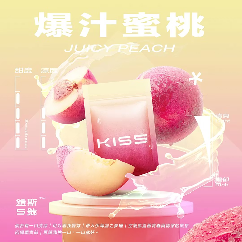 KIS5 鎧斯 5 號 KIS5 鎧斯5號 一代通用替換式煙彈 1.9mL 陶瓷芯 三入裝 Type-C
