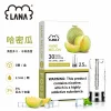 煙彈-LANA-電子煙霧化彈-哈密瓜口味 LANA 納拉 一代發光煙彈 替換式煙彈 2.5mL 陶瓷芯 Type-C
