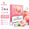 煙彈-XIAOKE-梟客-五代菸彈-蜜桃口味 XIAOKE 梟客 五代通用替換式煙彈 2.0mL 陶瓷芯 Type-C 三入裝
